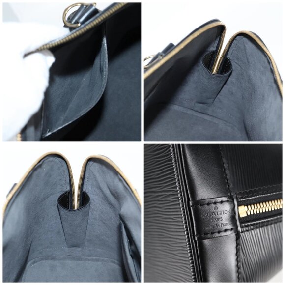 LOUIS VUITTON Epi Alma Hand Bag Black LV - Picture 14 of 14